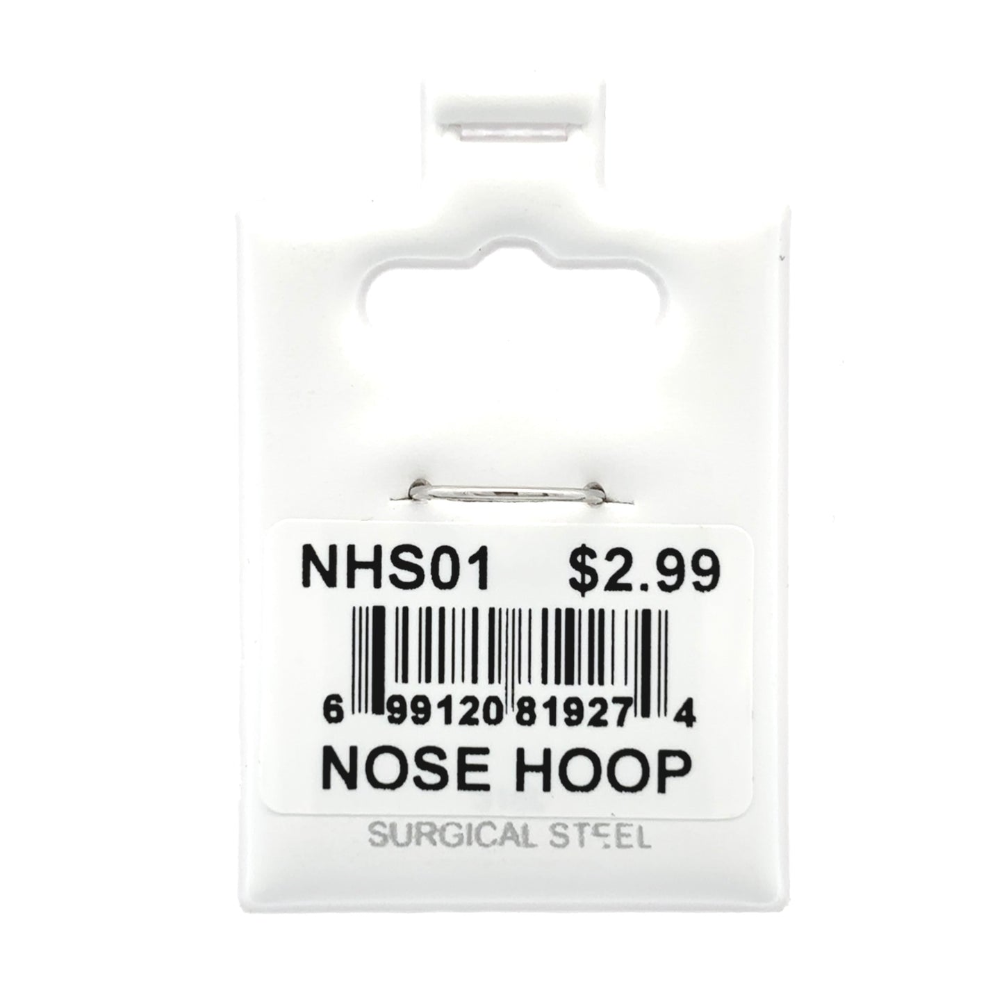 Stainless Steel Nose Ring - Hoop #01
