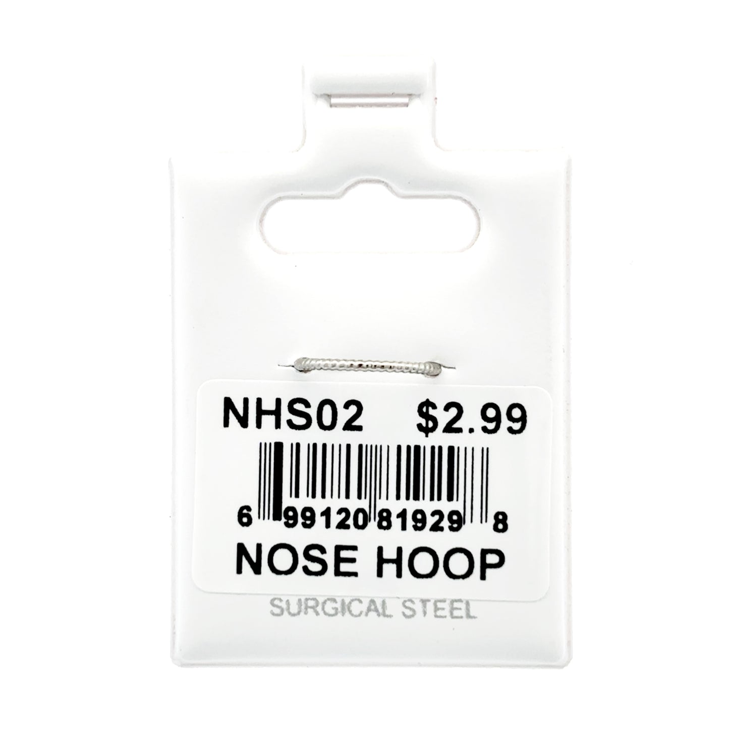 Stainless Steel Nose Ring - Hoop #02