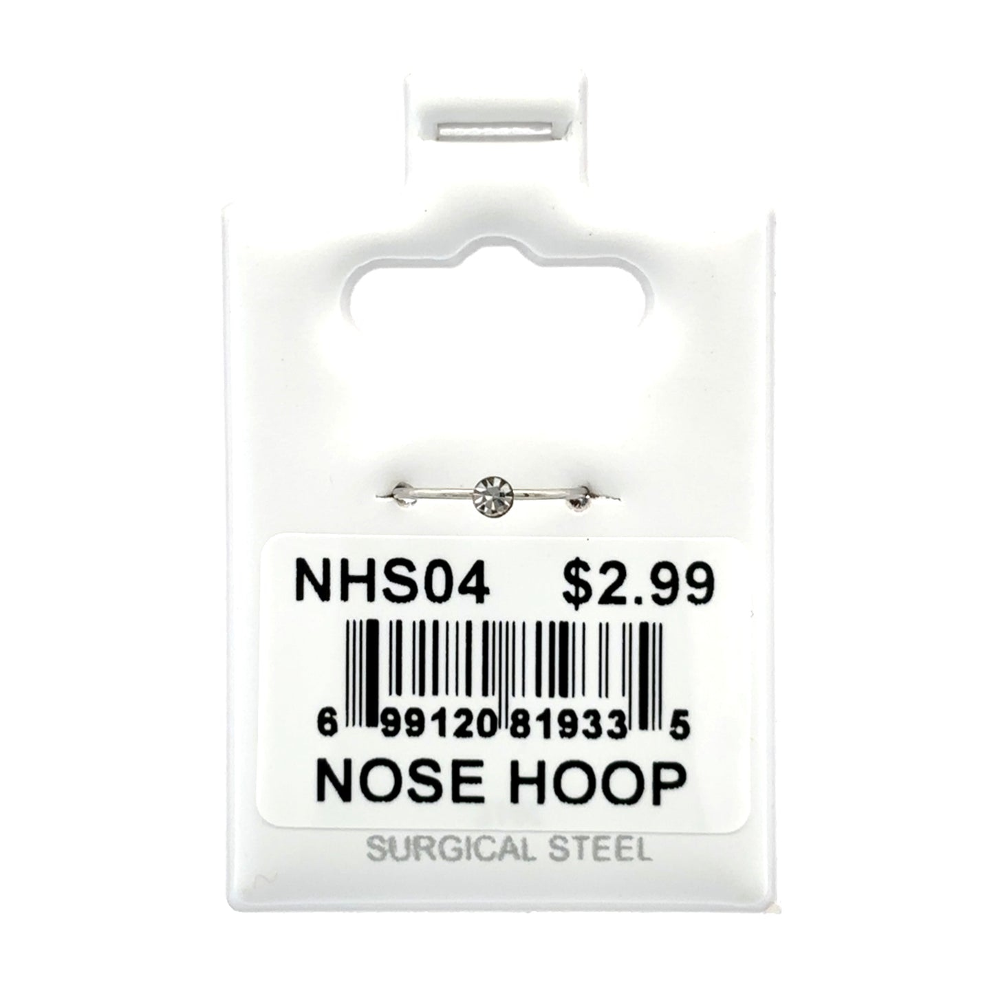 Stainless Steel Nose Ring - Hoop #04