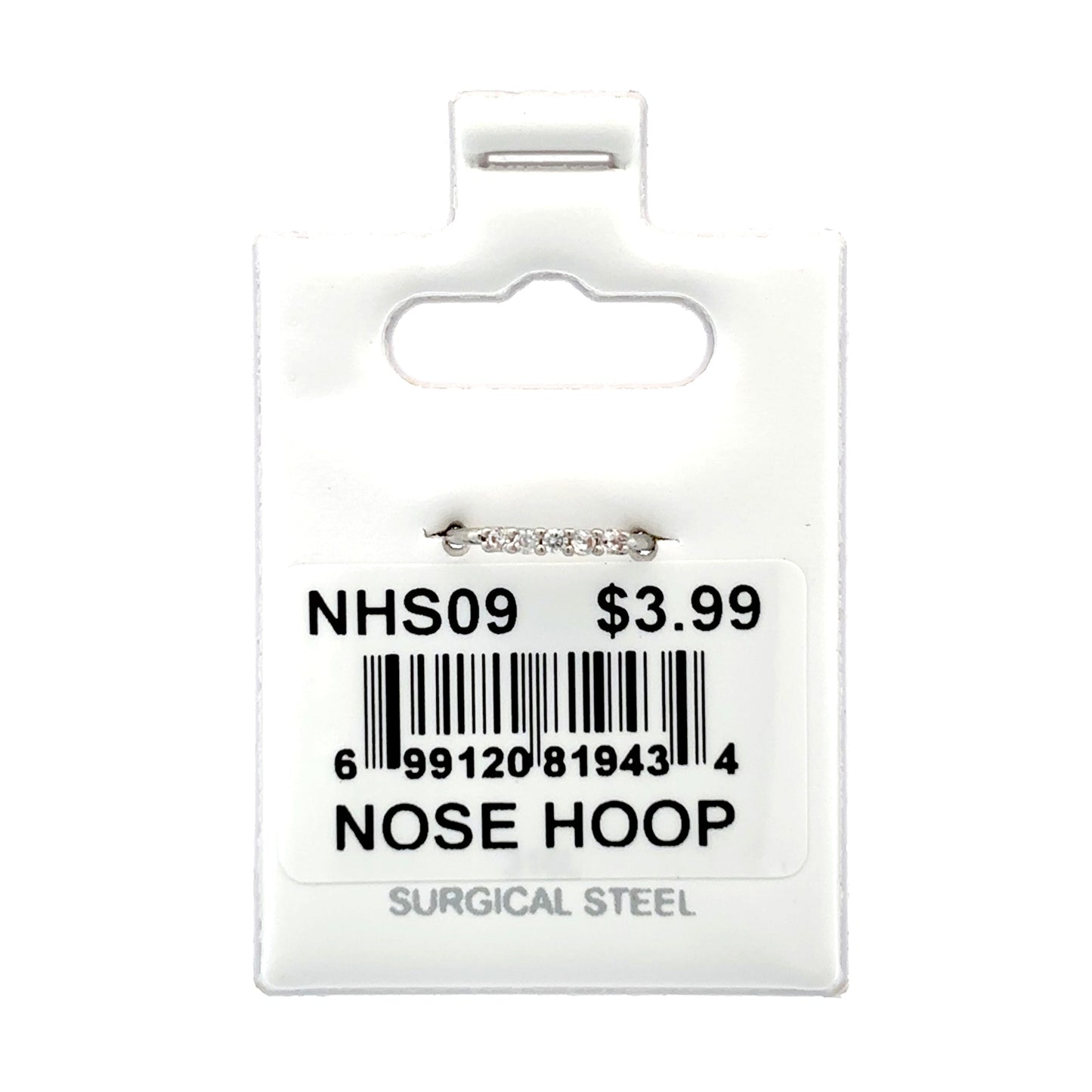 Stainless Steel Nose Ring - Hoop #09
