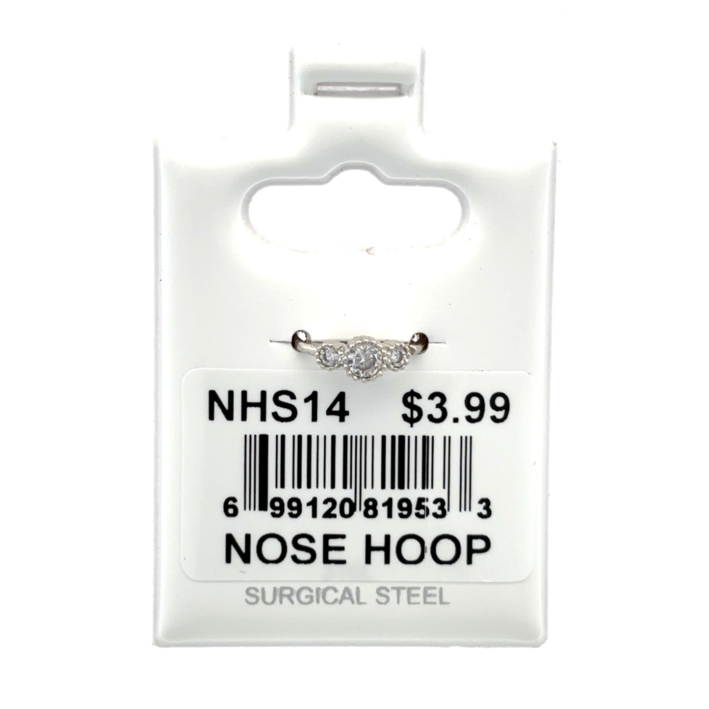 Stainless Steel Nose Ring - Hoop #14