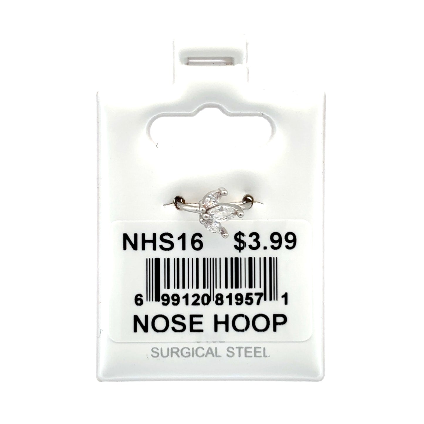 Stainless Steel Nose Ring - Hoop #16