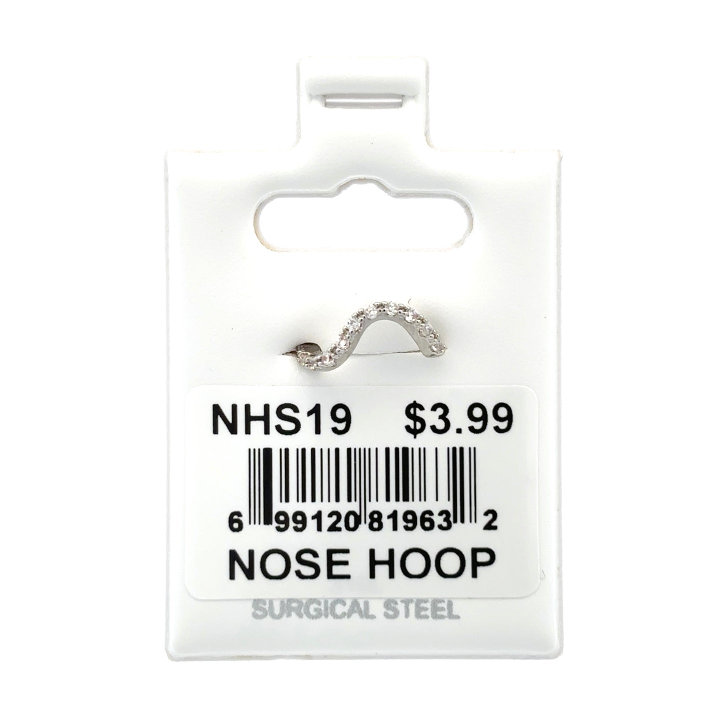 Stainless Steel Nose Ring - Hoop #19