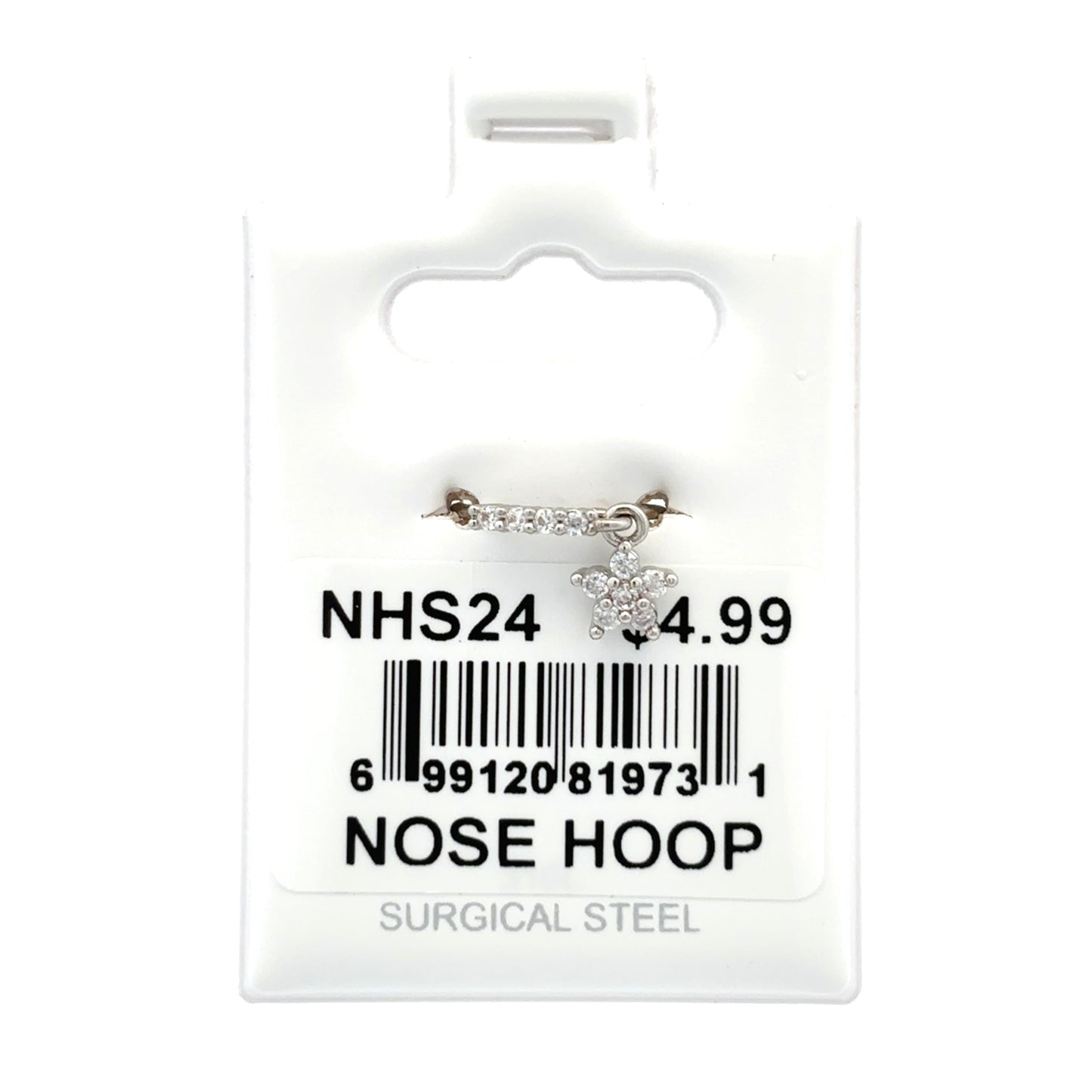 Stainless Steel Nose Ring - Hoop #24