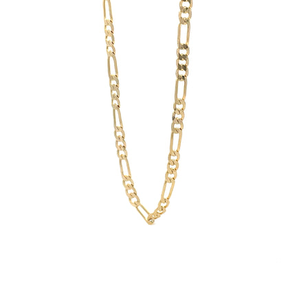 14K Anklet #02 - FLAT FIGARO 10"