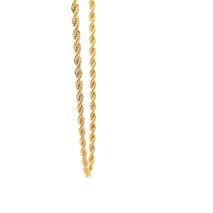 14K Anklet #04 - ROPE 10"