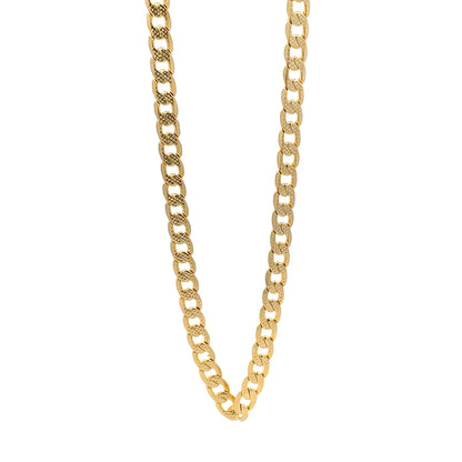 14K Anklet #06 - FROST CUBAN 10"