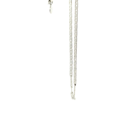 14K Anklet #05 - FROST MARINER 10"