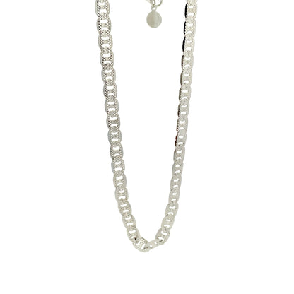 14K Anklet #05 - FROST MARINER 10"