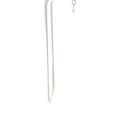 14K Anklet #11 - HARRINGBONE 10"