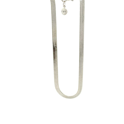 14K Anklet #11 - HARRINGBONE 10"