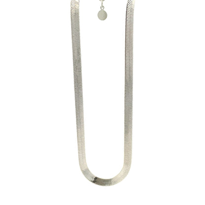 14K Anklet #11 - HARRINGBONE 10"