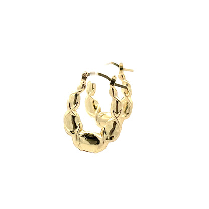 Hug&Kiss Shrimp and Bamboo Mini Earrings - 05