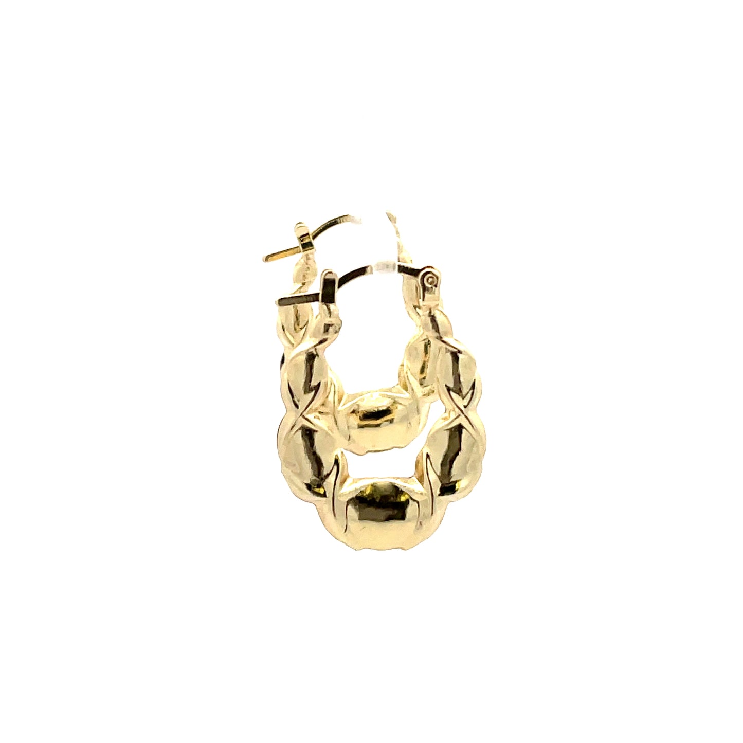 Hug&Kiss Shrimp and Bamboo Mini Earrings - 05