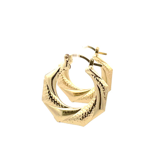 Hug&Kiss Shrimp and Bamboo Mini Earrings - 06