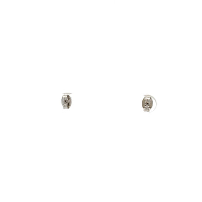 Crown CZ Square Earrings - 03