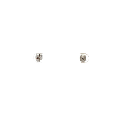 Crown CZ Square Earrings - 04
