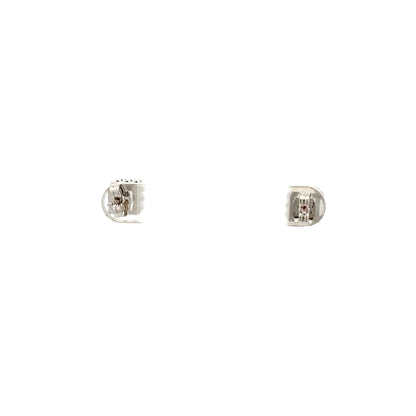 Crown CZ Square Earrings - 06