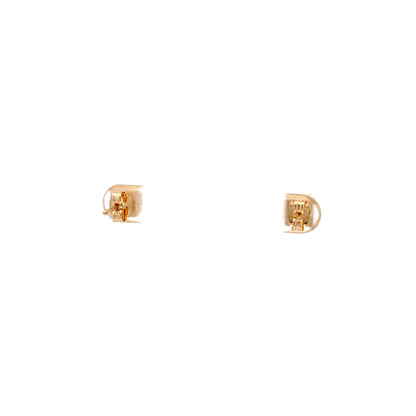 Crown CZ Square Earrings - 05