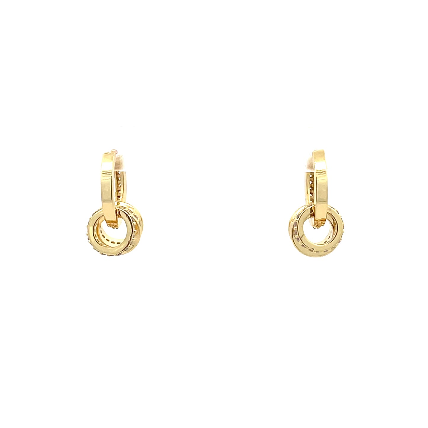 Huggie Hoops & Charm Earrings - Style 01