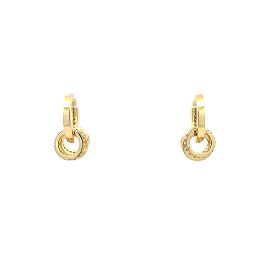 The One Huggie Hoops & Charm Earrings - Style 1