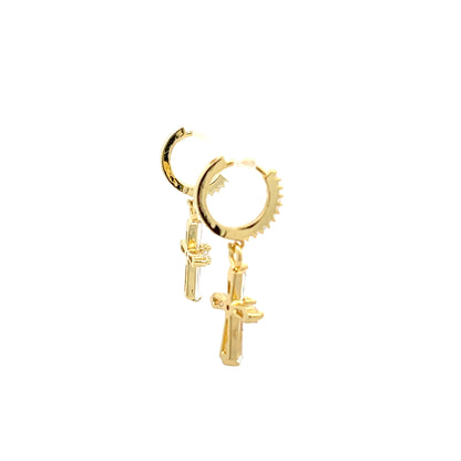 Huggie Hoops & Charm Earrings - Style 02