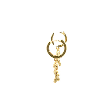 Huggie Hoops & Charm Earrings - Style 04