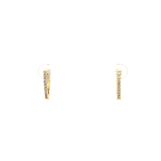 The One Huggie Hoops & Charm Earrings - Style 14