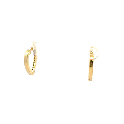 Huggie Hoops & Charm Earrings - Style 15