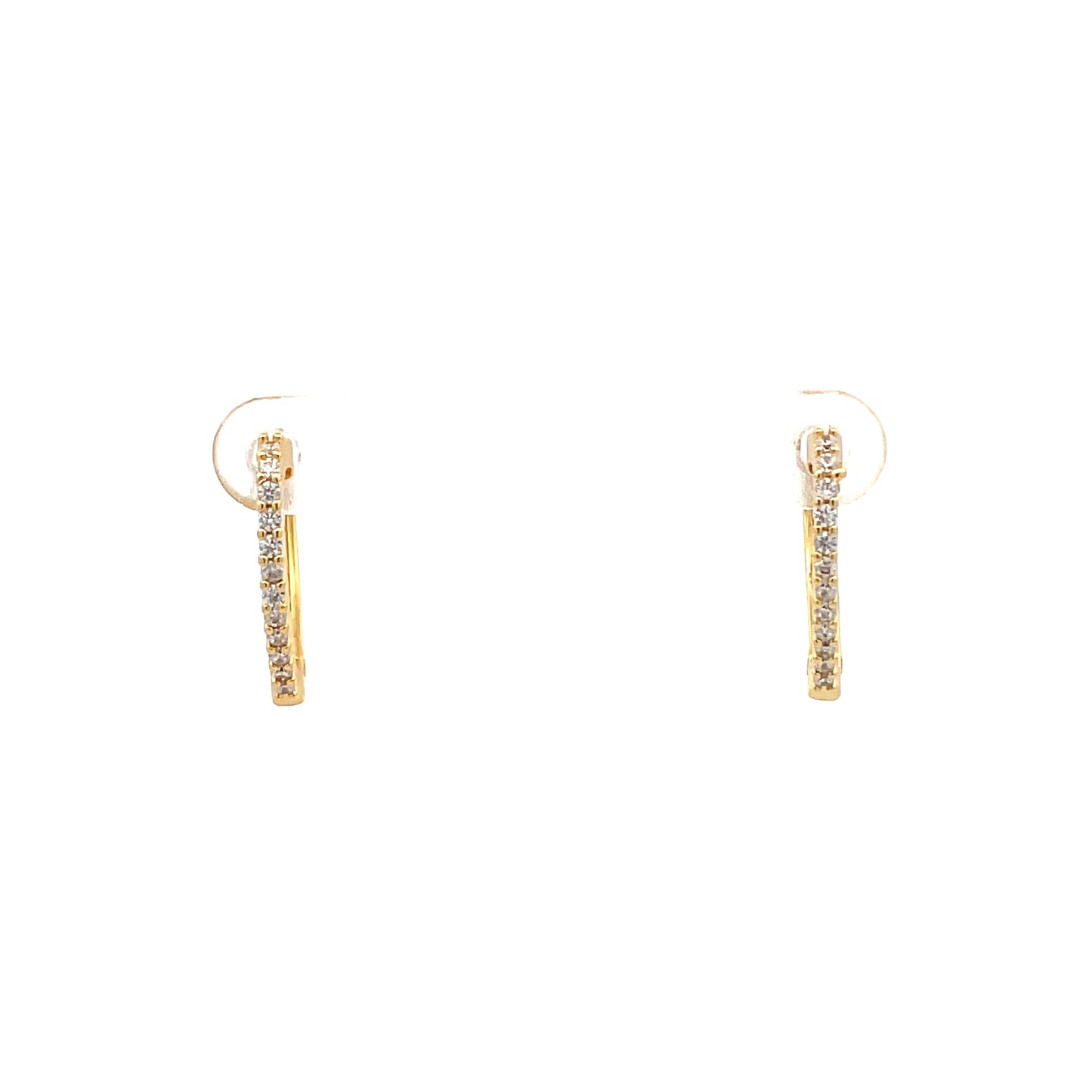 The One Huggie Hoops & Charm Earrings - Style 15