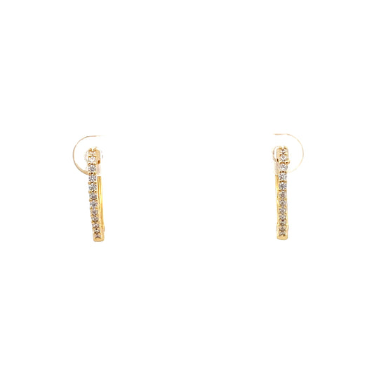 The One Huggie Hoops & Charm Earrings - Style 15