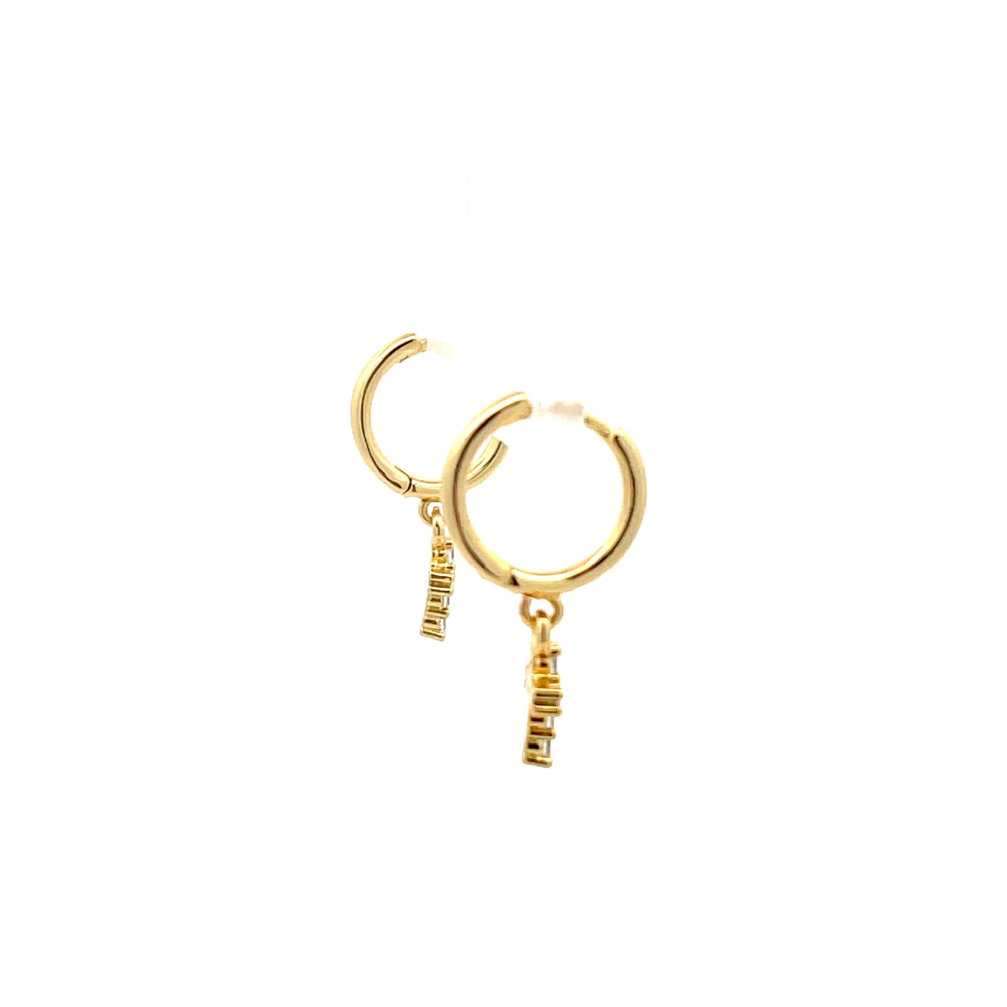 The One Huggie Hoops & Charm Earrings - Style 16