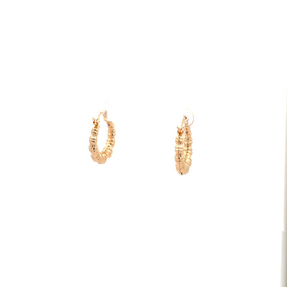New Bamboo Hoop Earrings - 01