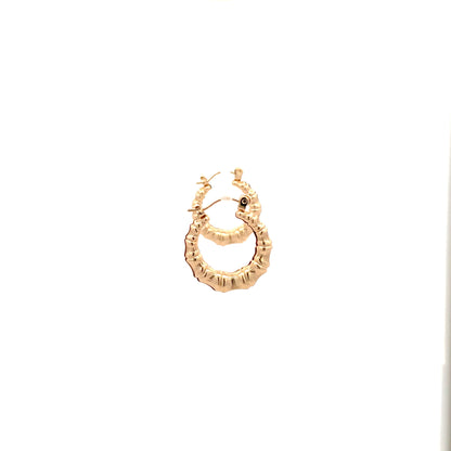 New Bamboo Hoop Earrings - 01