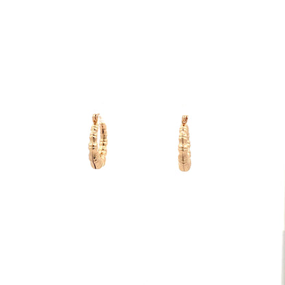 New Bamboo Hoop Earrings - 01