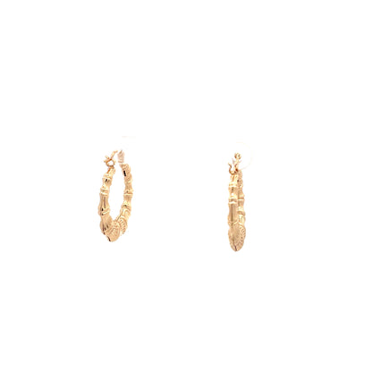 New Bamboo Hoop Earrings - 02