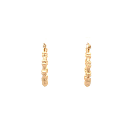 New Bamboo Hoop Earrings - 03