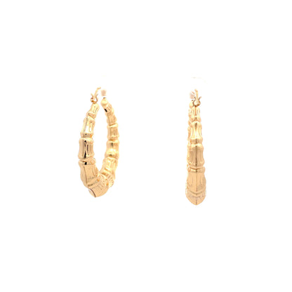 New Bamboo Hoop Earrings - 04