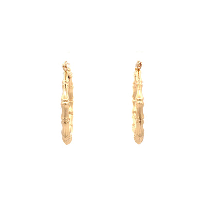 New Bamboo Hoop Earrings - 05