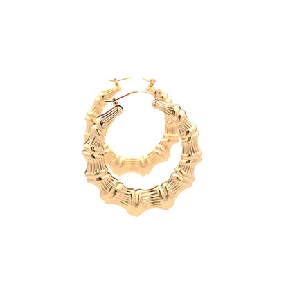 New Bamboo Hoop Earrings - 06