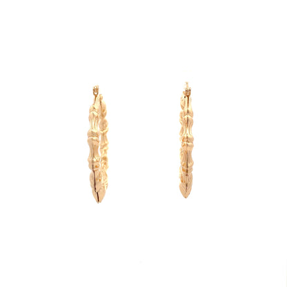 New Bamboo Hoop Earrings - 06