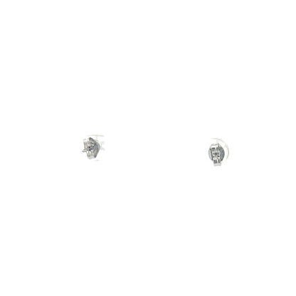 Cubic Zirconia Earrings Round - 5MM