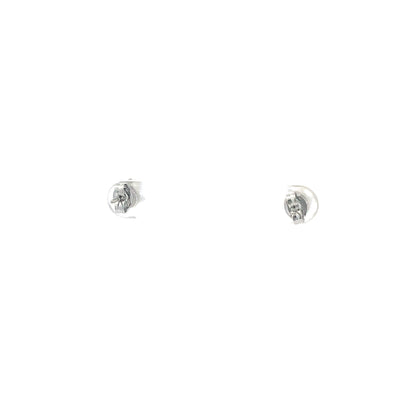 Cubic Zirconia Earrings Round - 6MM