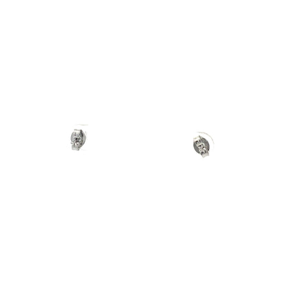 Cubic Zirconia Earrings Square - 3MM