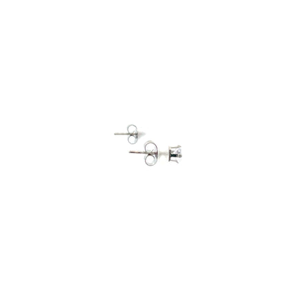 Cubic Zirconia Earrings Square - 4MM
