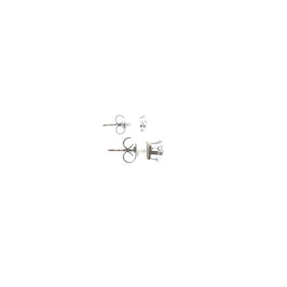 Cubic Zirconia Earrings Square - 5MM