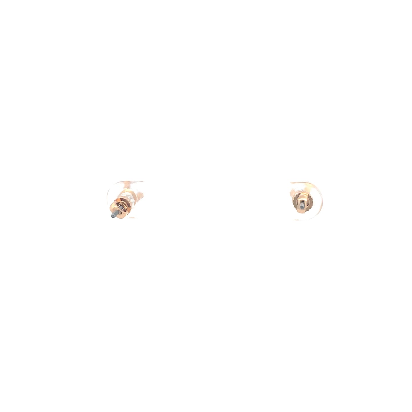 The One Screw Back CZ Round Earrings - 5MM