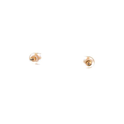 Screw Back CZ Square Earrings - 6MM