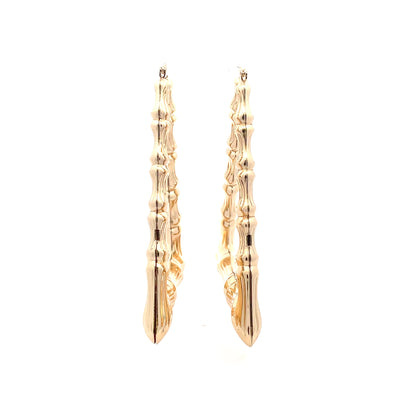 Bamboo Rectangle Earrings - Size 05