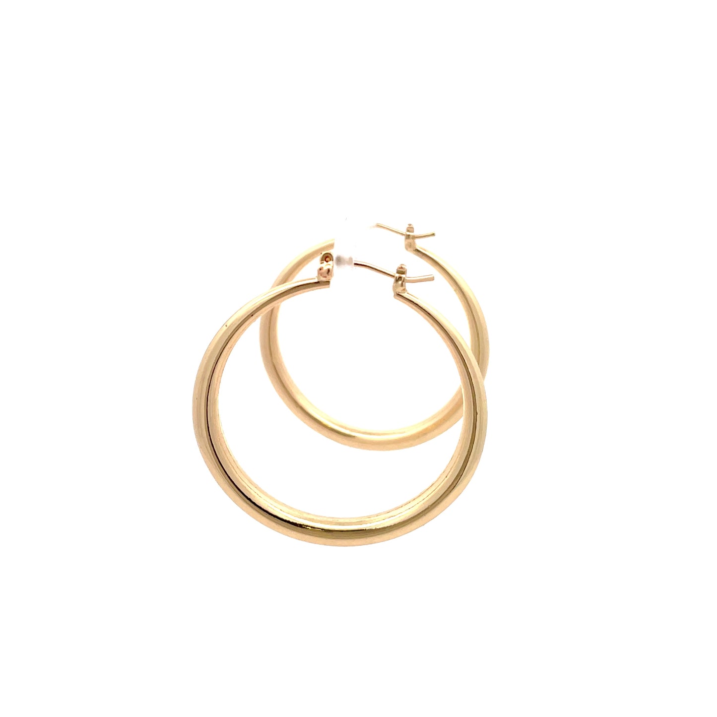 Hollow Plain Hoop Earrings - 02